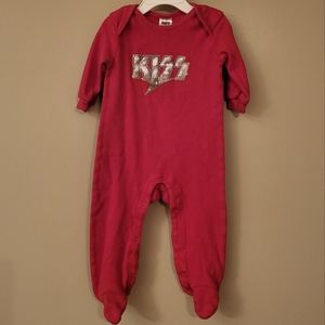 KISS red footed sleeper/footie